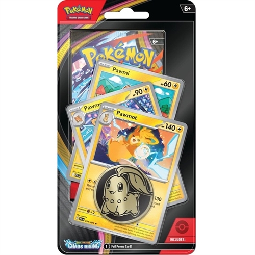 Chaos Rising - Premium Checklane blister - Pawmot Line - Pokemon kort